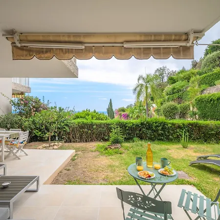 Les Miradors, De 2 En Rdc, Jardin Privatif, Piscine, Vue Et Parking Lejlighed Menton