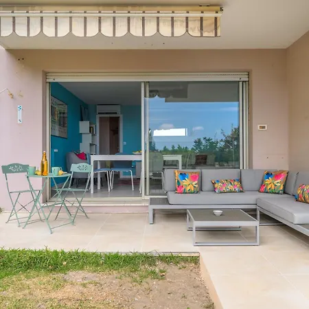 Lejlighed Les Miradors, De 2 En Rdc, Jardin Privatif, Piscine, Vue Et Parking Menton